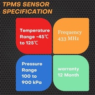 Sensor TPMS Subaru 433MHz: Monitore a Pressão dos Pneus com Segurança e Precisão - imagem 4