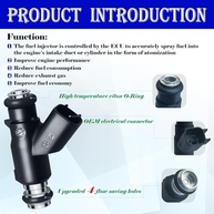 Injetor de Combustível Flex 4 Furos Atualizado para GMC, Chevrolet e Cadillac V8 4.8L/5.3L/6.0L (2010-2017) - imagem 4