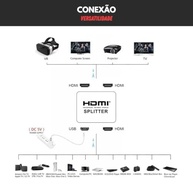 Splitter HDMI 4K 1x2: Duplique Imagens em Alta Definição para 2 Telas! - imagem 5