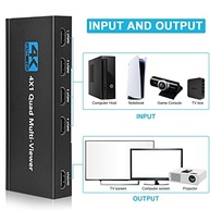 Tendak Switch Multiviewer HDMI 4x1: Tela Dividida e 5 Modos de Exibição para Múltiplos Dispositivos - imagem 4