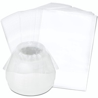 ECuoPix Revestimentos Transparentes para Copos de Pulverizador de Tinta - 50 Unidades | Fácil Troca de Cor e Limpeza - imagem 1