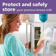 Sacos de Armazenamento de Leite Materno Philips Avent - 50 Unidades 180ml | Seguros, Estéril e Livre de BPA - imagem 4