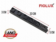 Filtro de Linha Fiolux 5 Tomadas Espaçadas: Proteção Premium em Metal com 5m de Cabo - imagem 3