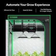 VIVOSUN Smart Air Filtration PRO T6 Kit 6" + AeroZesh T6 Fan + WiFi Controller - Sistema Completo de Ventilação e Filtração para Cultivo Indoor - imagem 3