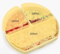 Kit Alimentação Bebê 6 Peças em Silicone Verde - Prato, Copo, Tigela e Babador Seguro - imagem 5
