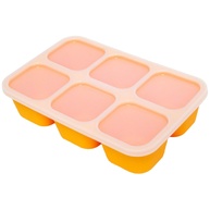 Forma para Congelar Girafa - Silicone Macio com Tampa, 6 Compartimentos - Marcus & Marcus Amarelo - imagem 1
