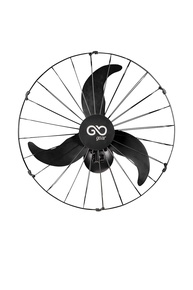 Ventilador Oscilante de Parede 60cm Goar Metal Preto 220V - imagem 1