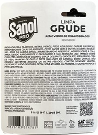Limpa Grude Sanol Pró 60ml - Removedor de Adesivos e Manchas Pegajosas - imagem 4