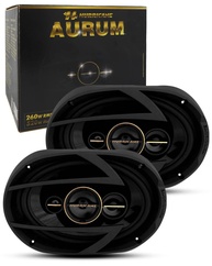 Par de Alto-Falantes Hurricane Aurum 6x9" 260W RMS - Som Potente e Cristalino - imagem 1
