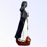 Santo Católico Padroeiro em Resina 7 cm - Santa Efigênia | Imagem Sagrada para Decoração e Fé - imagem 2