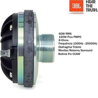Driver JBL D202TI D202TI 60W RMS 8 Ohms Titânio - Som Potente e Claro - imagem 3