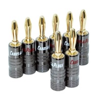 Conectores Banana Plug para Caixas de Som: Pack 8 Unidades Cinza Escuro - imagem 4