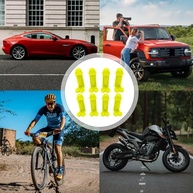 Destaque Seu Veículo: 8 Tampas de Válvula Amarelas Divertidas para Carros, Motos e SUVs - imagem 4