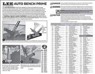 LEE PRECISION 90700, ferramenta de escorva automática de bancada - imagem 3