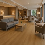Piso Adesivo Madeira Antiderrapante Lavável 91x15cm - Decore e Proteja com Estilo - imagem 3