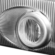 Farol de Neblina Cromado DNA Motoring FL-HC922-CH para Honda Civic 2/3 Portas (92-95) - imagem 3