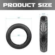 Pneu E-Bike 14x2.5: Resistente a Furos, Sem Câmara e com Aderência Superior para Urbano - imagem 3