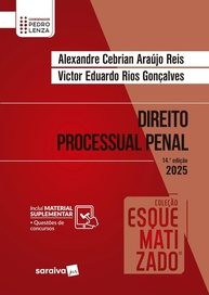 Direito Processual Penal Esquematizado: Domine a Matéria com a 14ª Edição 2025 - imagem 1