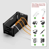 Caixa de Conexão Elétrica à Prova d'Água Diivoo IPX4 - Proteção Total para Seus Cabos Externos - imagem 5