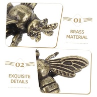 3 Peças Estátuas de Abelha de Latão Retrô - Decoração Exclusiva para Sala de Estar e Mesa - imagem 5