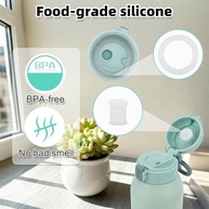 Conjunto de Acessórios para Aquecedor de Mamadeiras Momcozy - 3 Tampas + 3 Anéis de Vedação em Silicone Livre de BPA - imagem 5