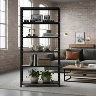 Estante de Aço Industrial 6 Prateleiras 190x90x27cm - Design Moderno para Cozinha, Escritório e Almoxarifado - imagem 1