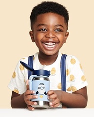 Skip Hop Copo Infantil com Canudo - Garrafa de Aço Inoxidável Spark Foguete - imagem 3