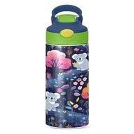 Garrafa Infantil Wassud com Palha - 355ml Coala Adorável em Aço Inox Isolado - imagem 5
