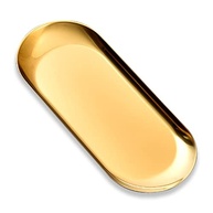 Prato de Sobremesa e Jantar em Aço Inoxidável Premium – Elíptico, Multiuso, Inquebrável e Ideal para Economizar Espaço - imagem 2