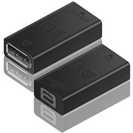 Adaptador DisplayPort 1.4 Fêmea para Mini DisplayPort Fêmea: Conectividade Versátil - imagem 1