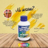 Primer para Metais Pet e Vidros 100ml - Base para Tinta com Secagem Uniforme e Alta Aderência - imagem 4