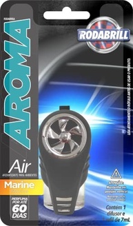 Rodabrill Rodabrisa Air Marine: Difusor de Ar Automotivo com Perfume Duradouro (7ml) - imagem 2