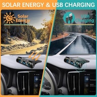 TPMS Solar: Monitore a Pressão dos Pneus em Tempo Real com 6 Alarmes e 4 Sensores Externos - imagem 5
