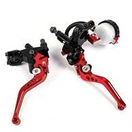 MASO Freio Hidráulico Universal 22mm + Alavanca Embreagem Moto (Vermelho) - imagem 2