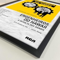 Quadro Álbum A Revolta dos Dândis - Engenheiros do Hawaii | Impressão Premium 40x60cm com Moldura Ecológica - imagem 4