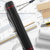 Tubo Expansível para Armazenamento de Pôster com Alça - 18" a 28" - Transporte Seguro e Ajustável - imagem 3