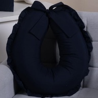 Almofada de Amamentação Extra Grande com Babado em 100% Algodão - Conforto e Estilo para Mães Modernas - imagem 3