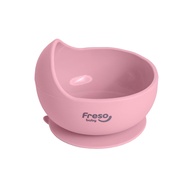 Freso Baby Tigela Rosa - Silicone Seguro, Atóxico e Antibacteriano para Introdução Alimentar BLW - imagem 1