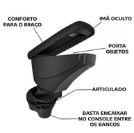 Apoio de Braço Premium Courvin Preto com Costura Branca para Peugeot 208 e 2008 Allure - imagem 4