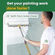 Capa de Rolo de Pintura 45 cm Microfibra - Alta Cobertura para Paredes e Tetos - imagem 5