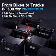 TopDiag BT300: Testador de Bateria Automotiva 12V/24V e Alternador Essencial - imagem 3