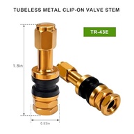 Kit 5 Hastes de Válvula TR43E/VS43 Universal - Liga de Alumínio para Pneus Sem Câmara - imagem 3