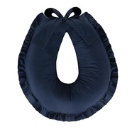 Almofada de Amamentação Extra Grande com Babado em 100% Algodão - Conforto e Estilo para Mães Modernas - imagem 2