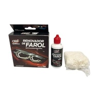 Orbi Renovador de Farol 50ml + Lã de Polimento - Kit Profissional para Remover Amarelado e Opacidade - imagem 3