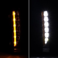 Luzes LED DRL Switchback Âmbar/Branco para Ford Edge 2011-2014 - Super Brilhante - imagem 3