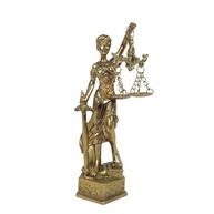 Dama da Justiça Themis - Estátua Decorativa em Resina 14,5 cm | Simbolismo e Elegância para Seu Ambiente - imagem 2