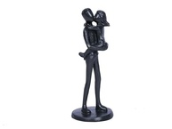 Estátua Pai e Filha em Resina - Escultura de Amor Paterno para Decoração e Presente - imagem 2