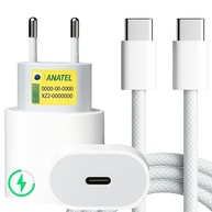 Carregador Turbo 25W Tipo C e USB Ultra Rápido - Homologado Anatel - imagem 1