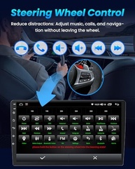Central Multimídia Android 10" para Dodge Ram 1500 (2009-2012) - 8 Core, 32GB, CarPlay/Android Auto Sem Fio e Câmera de Ré - imagem 5