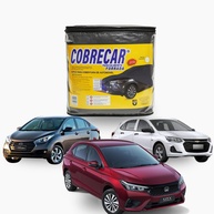 Capa de Carro M Impermeável Forrada Anti-UV - Proteção Total HB20, Onix, Honda City - imagem 1